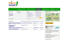 Desktop Screenshot of greenjobs.thinktosustain.com